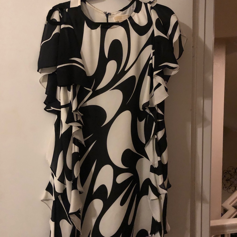 Black and cream  dress